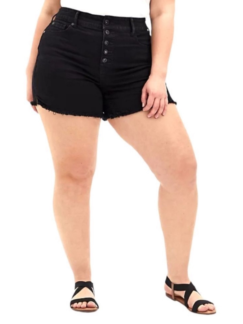 Torrid 5” Button-Fly Denim Short EUC
